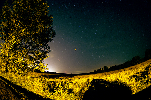 Blood Moon over Golden Field Artist: Kelly Brusven